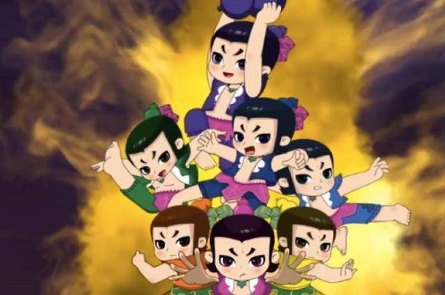 葫芦大娃带字介绍图_葫芦娃歌曲_葫芦姐妹六娃