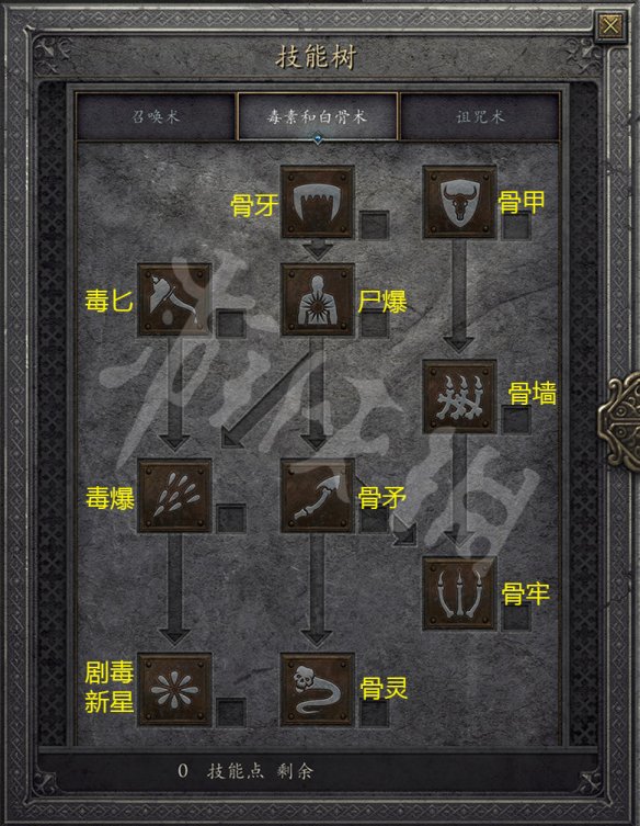 暗黑2死灵法师加点_暗黑死灵法师加什么属性_暗黑死灵法师技能搭配