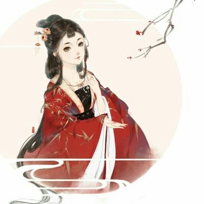 卡通美女头像古风_头像卡通女生古风_头像卡通古风美女可爱